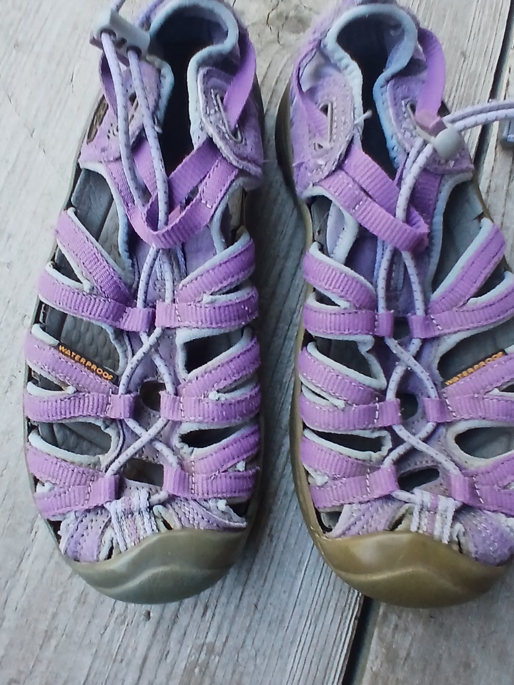 Keen Kids Purple Closed-Toe Water Sandals Size 1/ UK Size 13